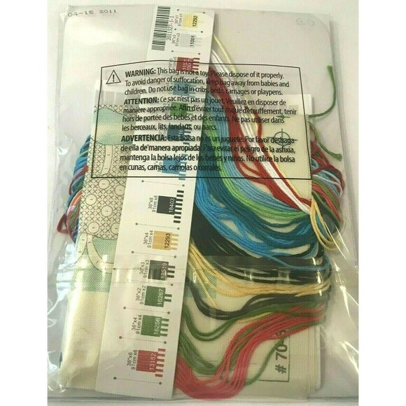 Cross Stitch Kit Dimensions Best Friends Stamped 70-65106 7" x 5" New Easy Ivory - Picture 2 of 3